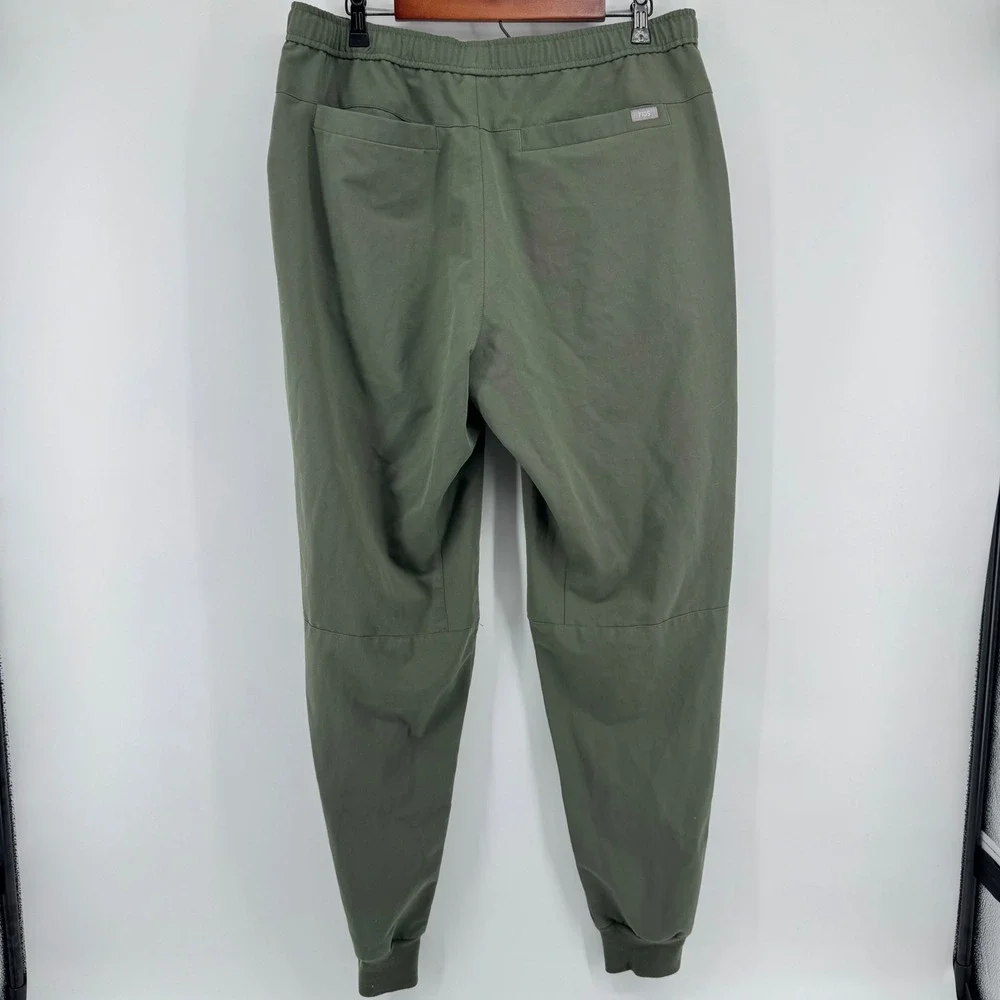 FIGS Tansen Technical Collection Jogger Scrub Pants Mens XL/T Olive Green Moss